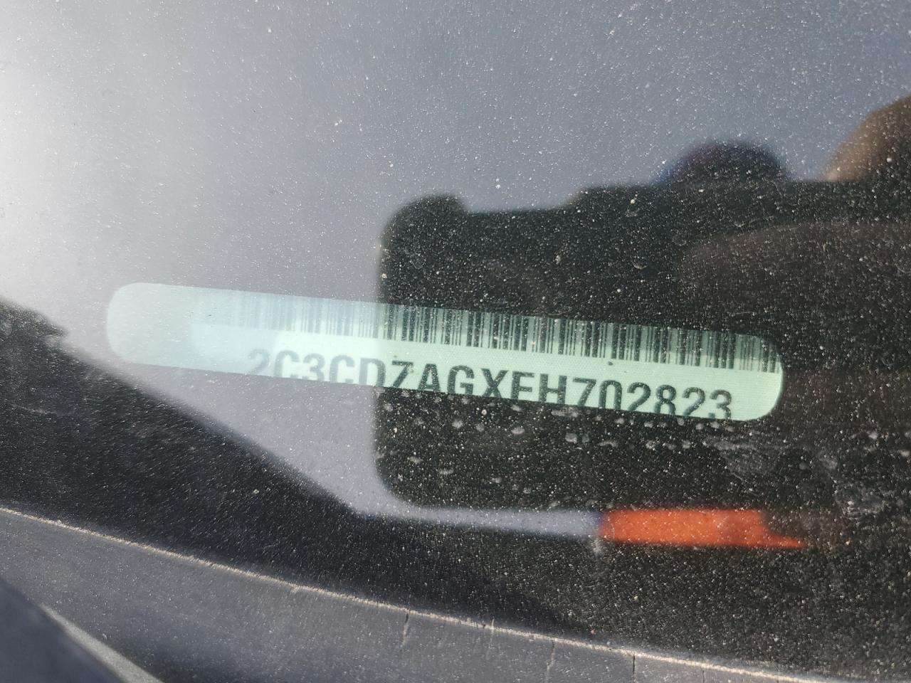 2C3CDZAGXFH702823 2015 Dodge Challenger Sxt