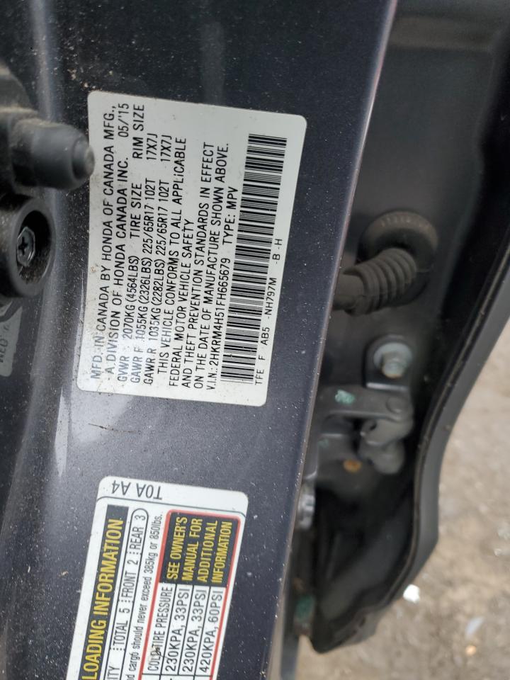 2HKRM4H51FH665679 2015 Honda Cr-V Ex