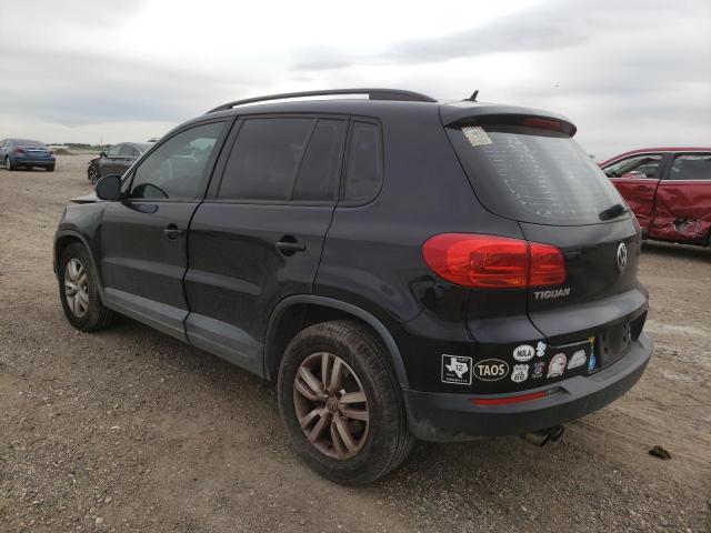  VOLKSWAGEN TIGUAN 2016 Чорний