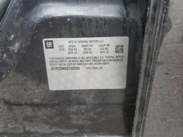 2016 Chevrolet Cruze Limited Ls VIN: 1G1PC5SHXG7202389 Lot: 46006234