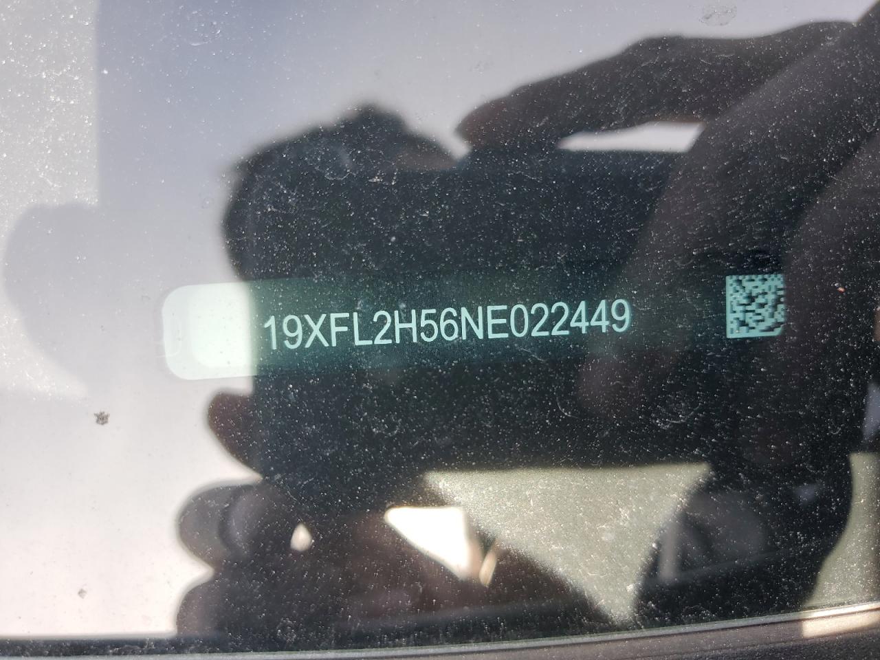 19XFL2H56NE022449 HONDA CIVIC 2022