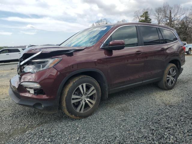 Lot #2421434079 2018 HONDA PILOT EXL salvage car