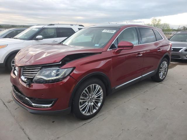  LINCOLN MKX 2018 Красный