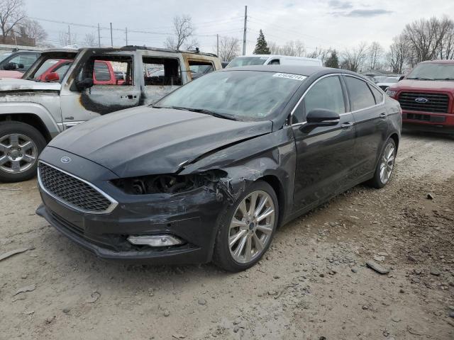 Lot #2459637122 2017 FORD FUSION TIT salvage car