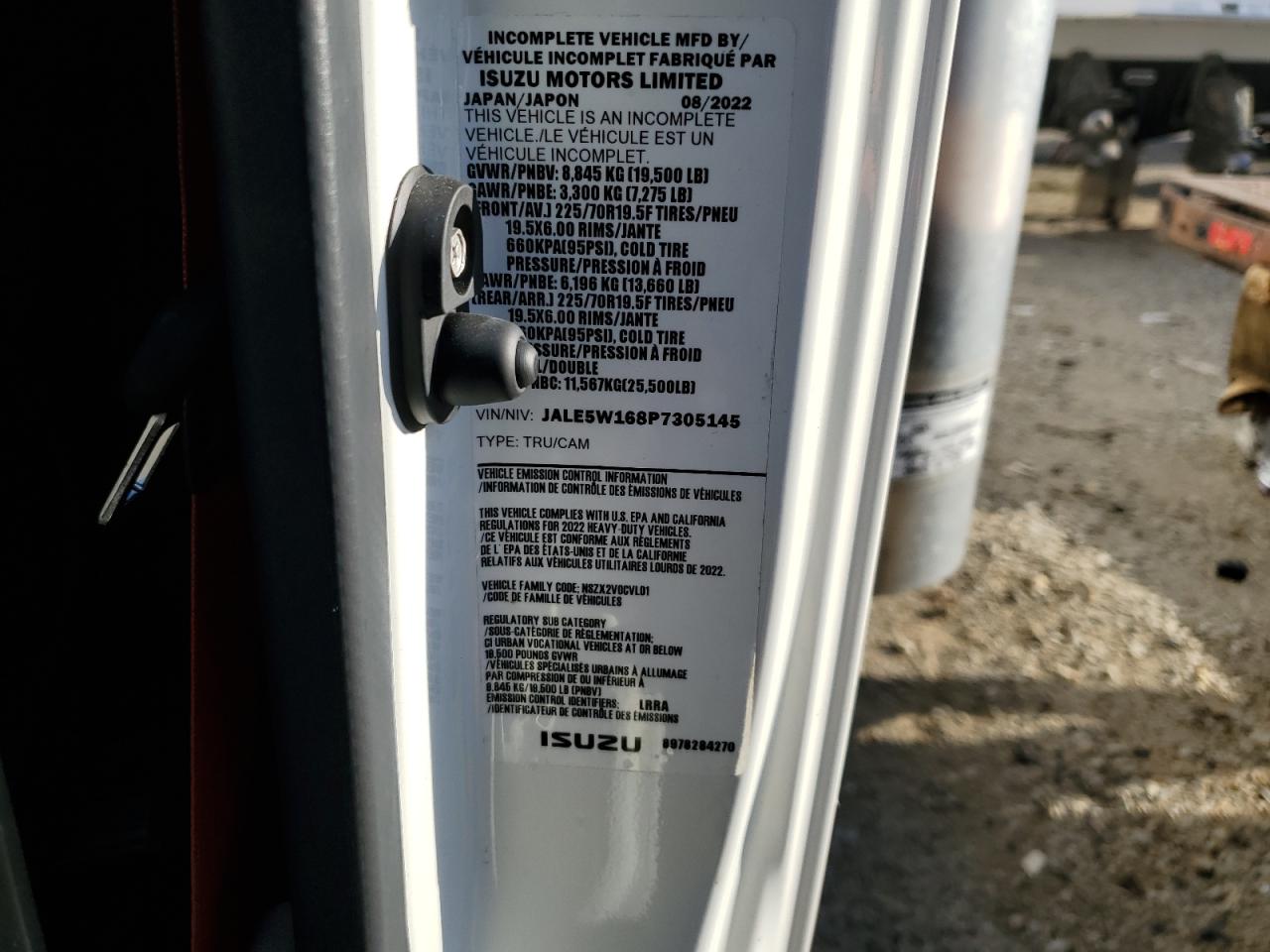 JALE5W168P7305145 2023 Isuzu Nrr