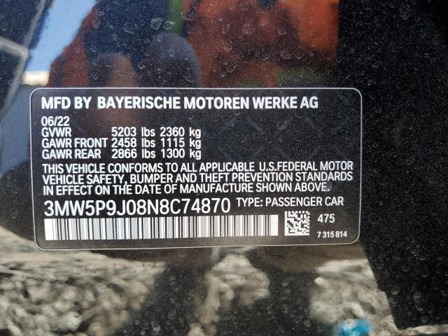 2022 BMW 330XE 3MW5P9J08N8C74870