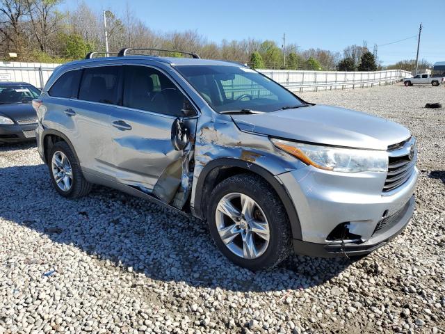 VIN 5TDYKRFH9ES037910 2014 Toyota Highlander, Limited no.4