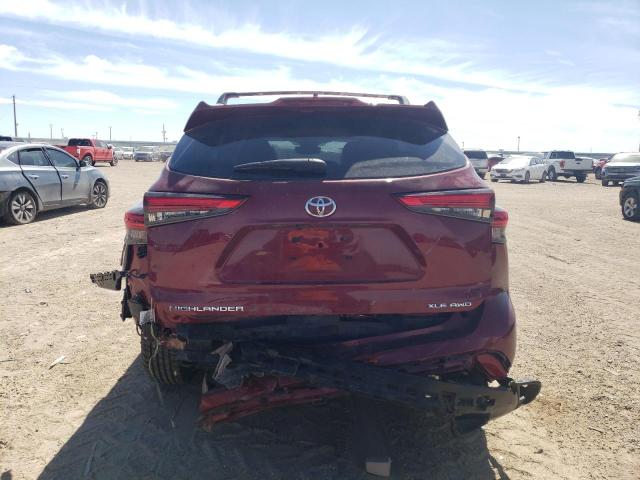 VIN 5TDGZRBH8MS123494 2021 Toyota Highlander, Xle no.6