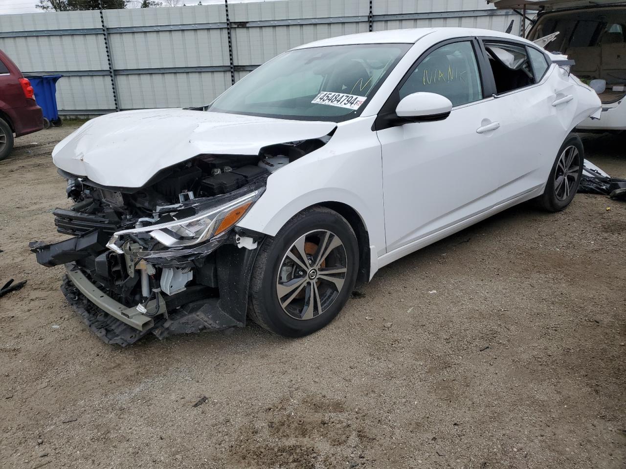 2020 Nissan Sentra Sv vin: 3N1AB8CV6LY258797