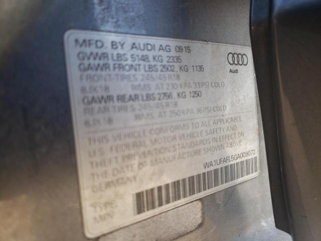 VIN WA1UFAFL5GA009072 2016 Audi A4, Premium Plus no.12