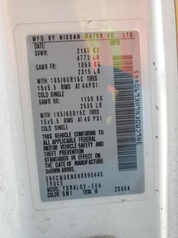 2017 Nissan Nv200 2.5S VIN: 3N6CM0KN6HK690445 Lot: 46876174