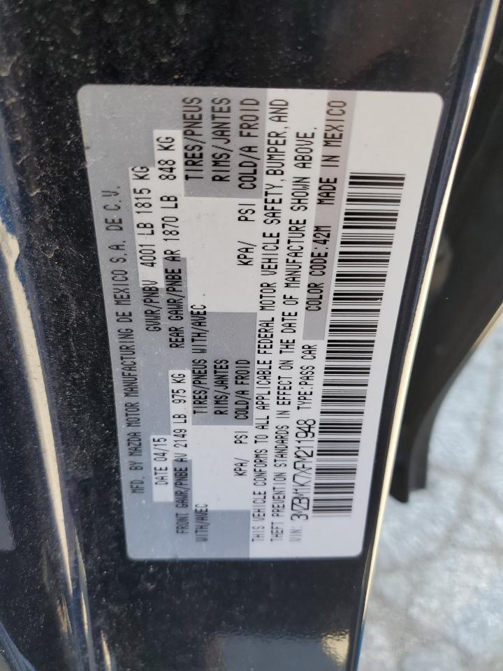 3MZBM1K7XFM211948 2015 Mazda 3 Sport