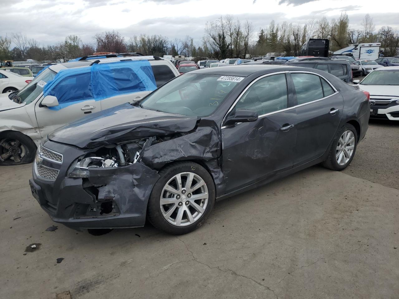 CHEVROLET MALIBU LTZ 2013 gray  gas 1G11H5SAXDF287956 photo #1