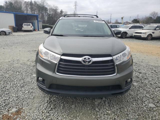 VIN 5TDKKRFH0ES025909 2014 Toyota Highlander, Xle no.5