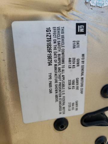 2006 Chevrolet Malibu Maxx Lt VIN: 1G1ZT61826F198794 Lot: 47218164