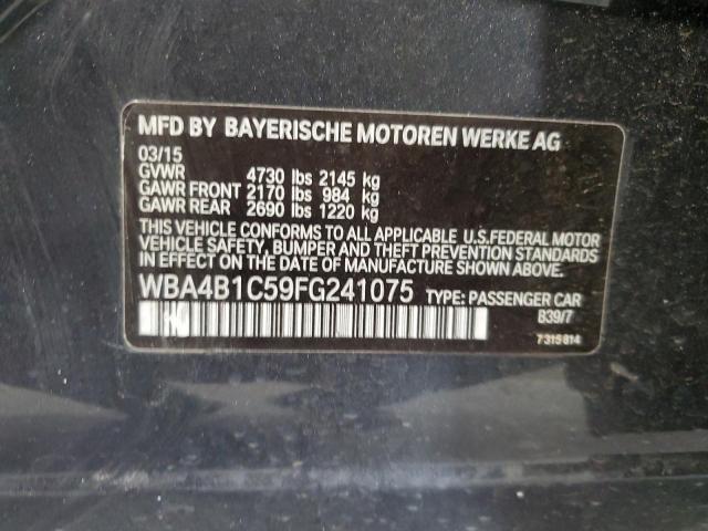 VIN WBA4B1C59FG241075 2015 BMW 4 Series, 435 I Gran... no.12