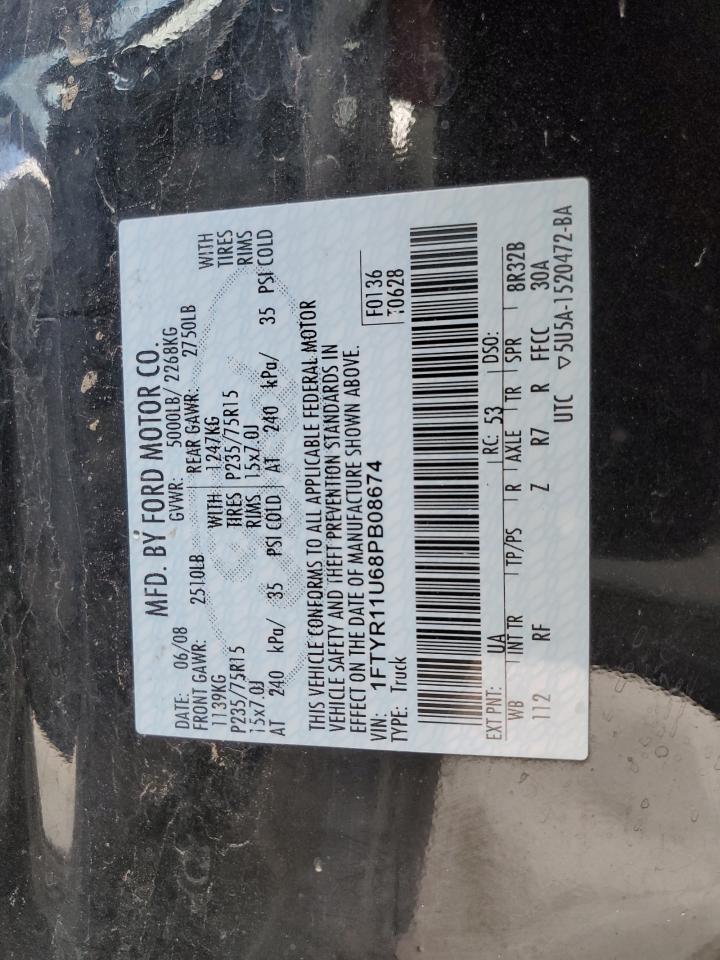 1FTYR11U68PB08674 2008 Ford Ranger