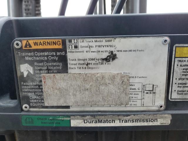 2011 HYSTER FORKLIFT #3125993969