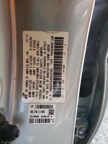 2013 Honda Accord Exl VIN: 1HGCR2F82DA043882 Lot: 47671564