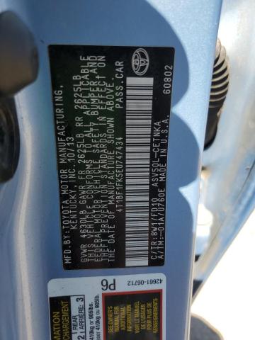 2014 Toyota Camry L VIN: 4T1BF1FK5EU747434 Lot: 48838314