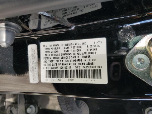 2016 ACURA TLX ADVANC 19UUB2F75GA003347