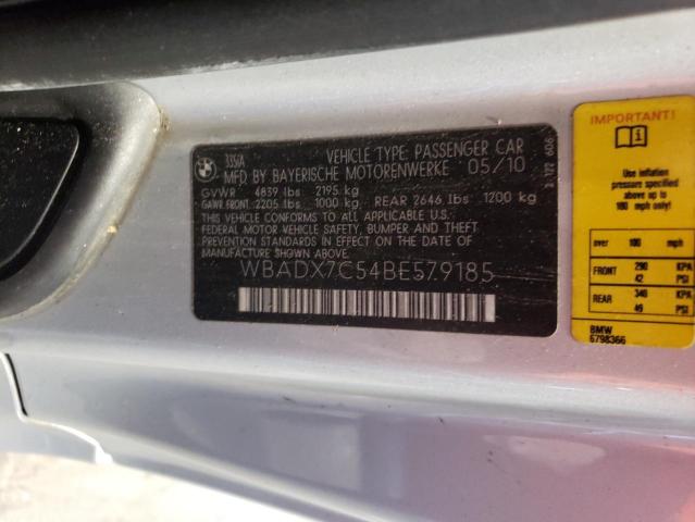2011 BMW 335 I - WBADX7C54BE579185