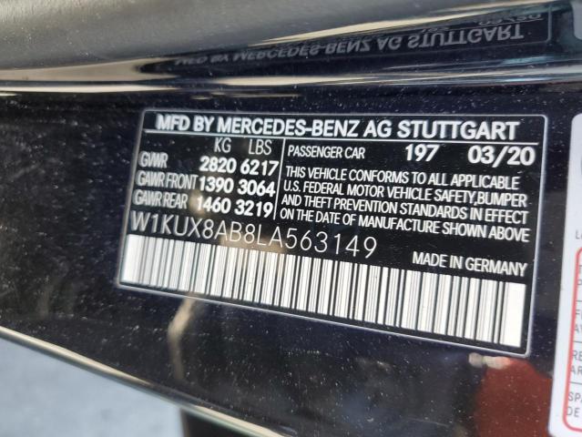 2020 MERCEDES-BENZ S MERCEDES - W1KUX8AB8LA563149