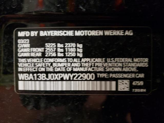 2023 BMW 530 Xi VIN: WBA13BJ0XPWY22900 Lot: 43942064