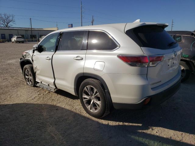 VIN 5TDBKRFH9ES048119 2014 Toyota Highlander, LE no.2