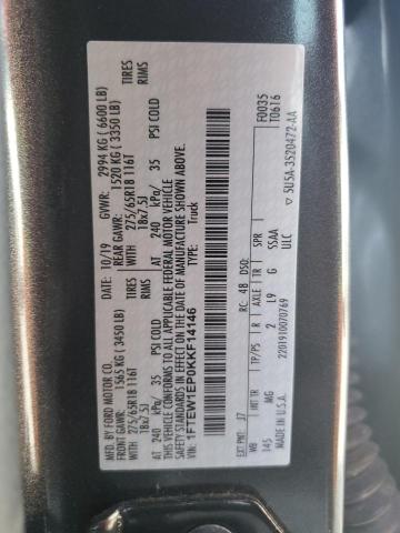 2019 FORD F150 SUPER - 1FTEW1EP0KKF14146