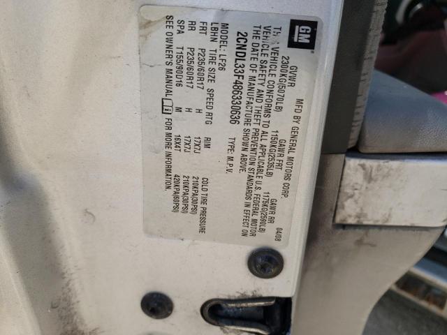 2008 Chevrolet Equinox Lt VIN: 2CNDL33F486330636 Lot: 48539604