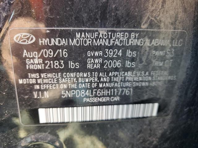 2017 HYUNDAI ELANTRA SE - 5NPD84LF6HH117761