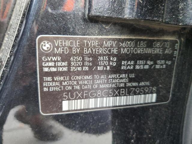 Lot #2452380821 2011 BMW X6 XDRIVE5 salvage car