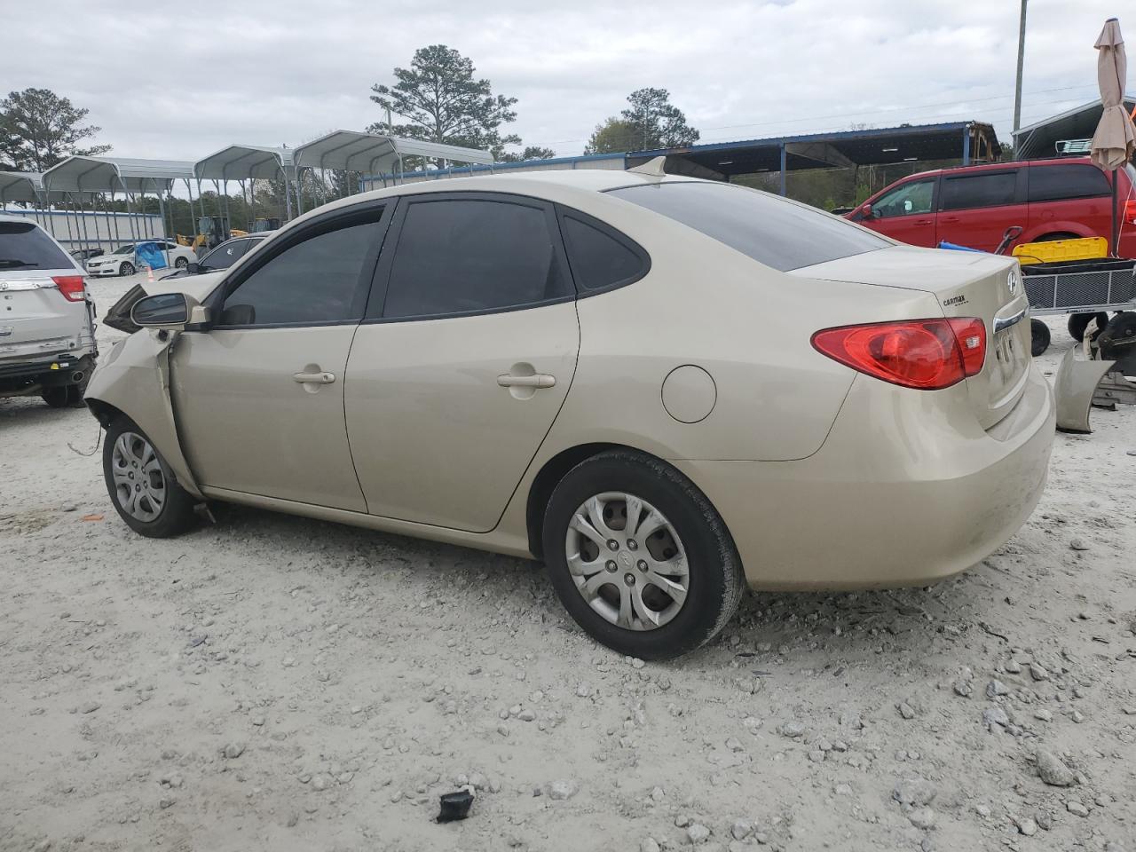 KMHDU4AD2AU878484 2010 Hyundai Elantra Blue