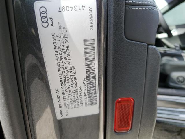 2022 AUDI A4 PREMIUM - WAUEAAF43NN003744