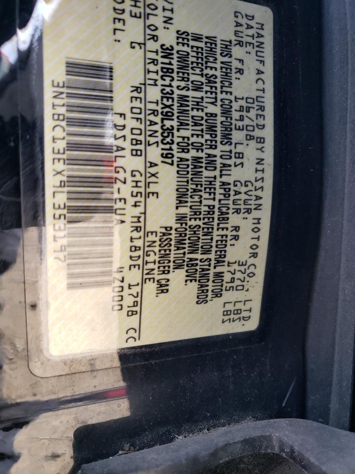 3N1BC13EX9L353197 2009 Nissan Versa S