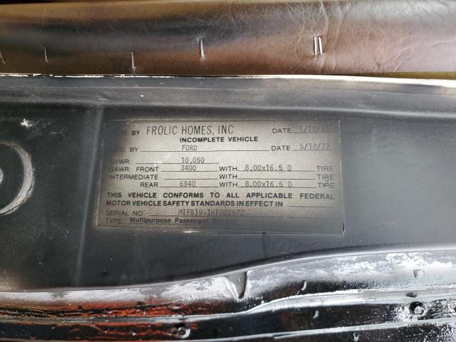 Lot #2452241347 1977 MIDA MOTOR HOME salvage car