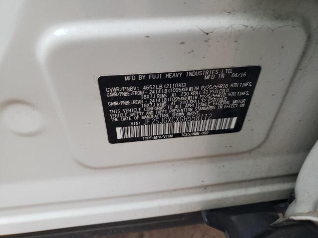 2016 SUBARU FORESTER 2 - JF2SJGXCXGH558112