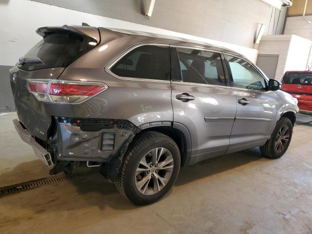 VIN 5TDJKRFH0ES054418 2014 Toyota Highlander, Xle no.3