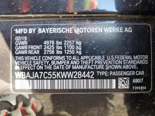 2019 BMW 530 XI - WBAJA7C55KWW28442