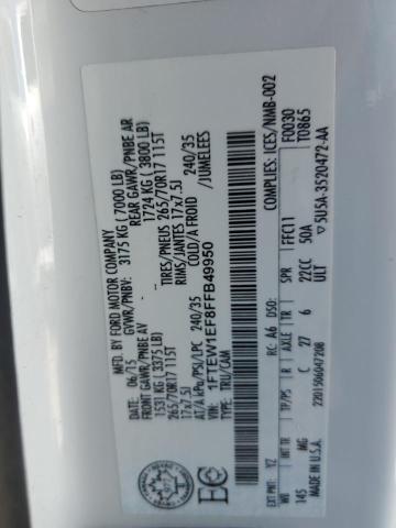 2015 FORD F150 SUPER - 1FTEW1EF8FFB49950