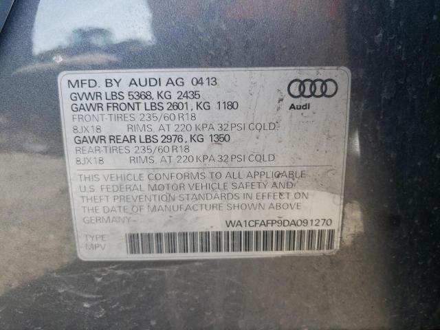 VIN WA1CFAFP9DA091270 2013 Audi Q5, Premium no.13