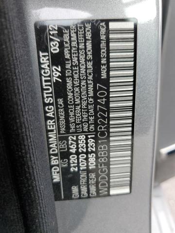 2012 Mercedes-Benz C 300 4Matic VIN: WDDGF8BB1CR227407 Lot: 48044844