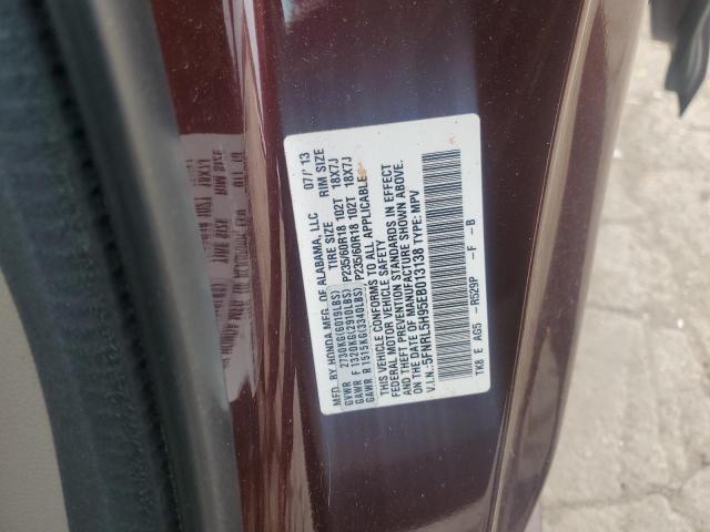 2014 Honda Odyssey Touring VIN: 5FNRL5H95EB013138 Lot: 49004304