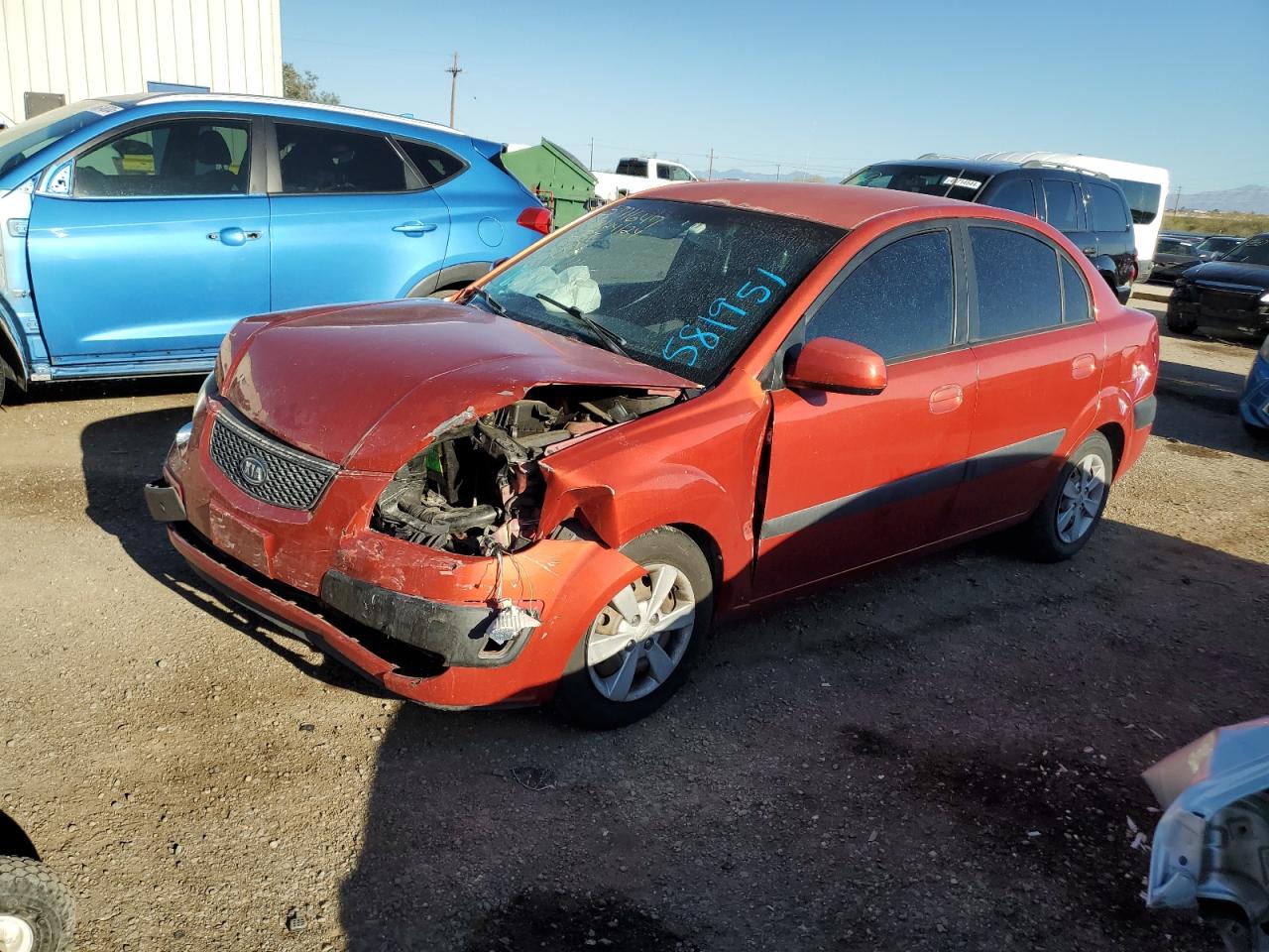 KNADE223096581951 2009 Kia Rio Base