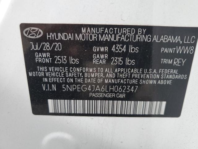 5NPEG4JA6LH062347 Hyundai Sonata SE 12