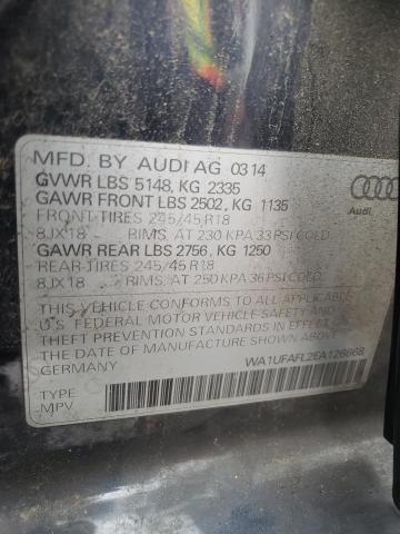 VIN WA1UFAFL2EA126668 2014 Audi A4, Premium Plus no.13