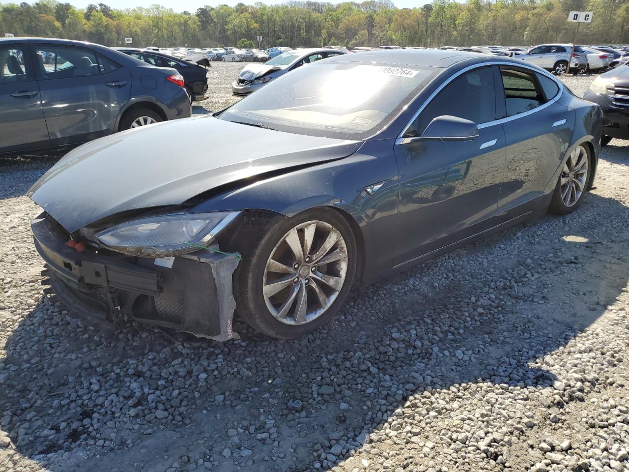 Lot #2473671301 2014 TESLA MODEL S