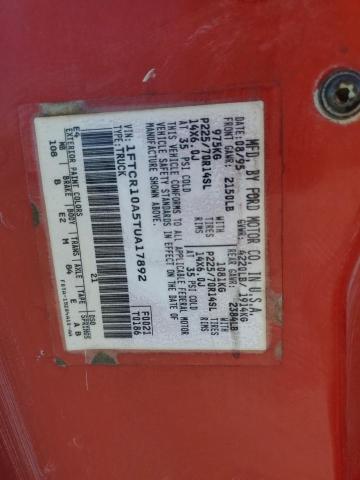 1FTCR10A5TUA17892 1996 Ford Ranger