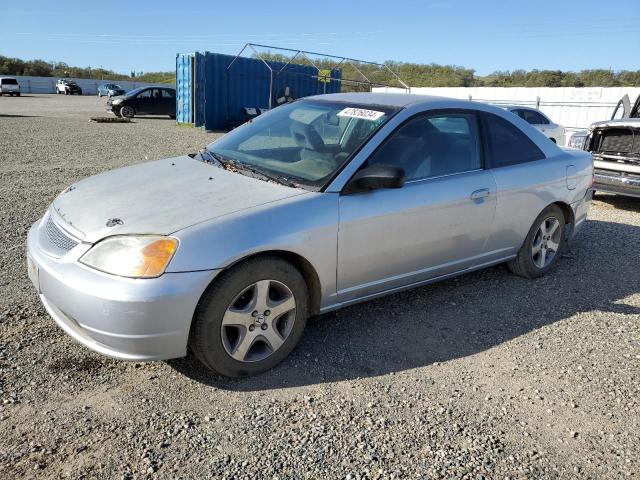 Lot #2411535408 2002 HONDA CIVIC LX salvage car